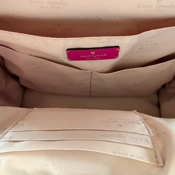 Kate Spade New York Ella Large Puffy Hot Pink Backback - Picture 11 of 11